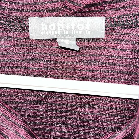 NWT HABITAT 36615 INNER CIRCLE COWL TUNIC Wine 36615 Sz S/M - Picture 7 of 8